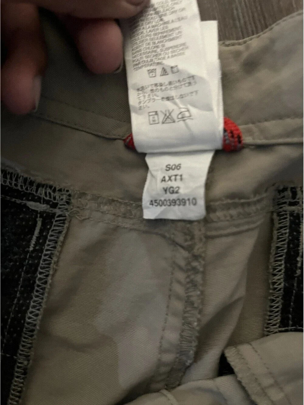 The North Face Men’s Beige Convertible Hiking Pants Sz 38